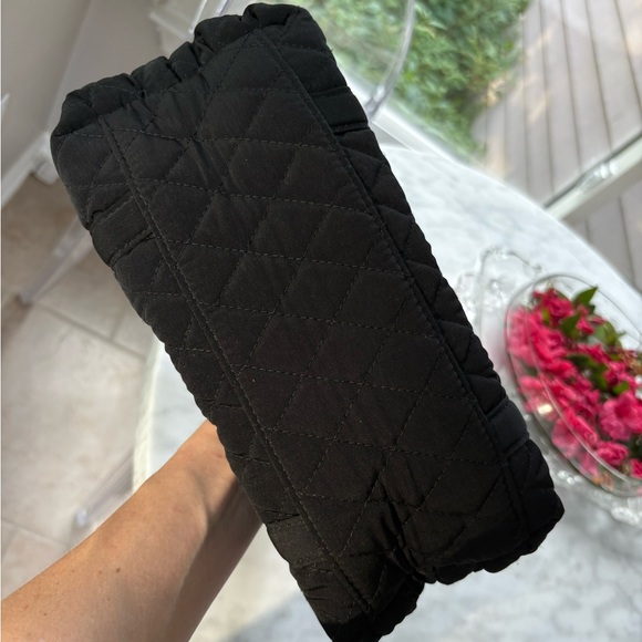 Vintage Black Quilted Vera Bradley Handbag - Picture 5 of 7